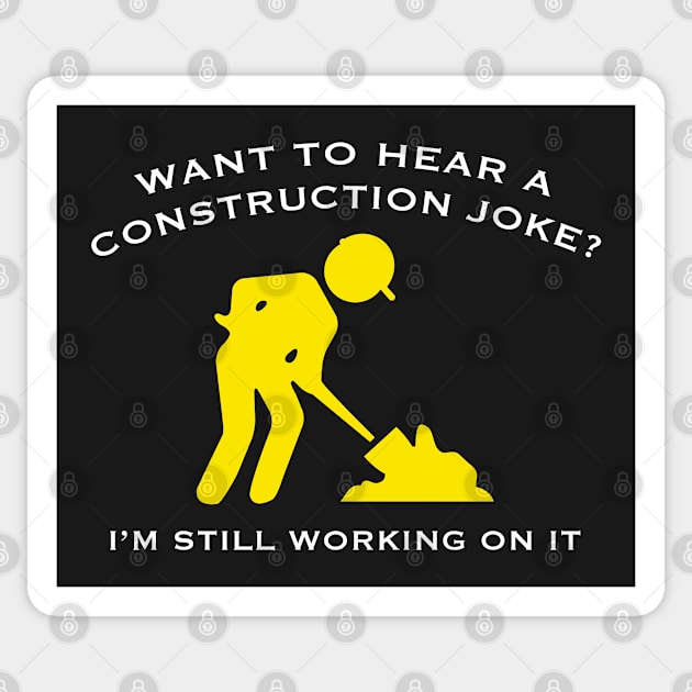 Construction Joke Sticker by AmazingVision